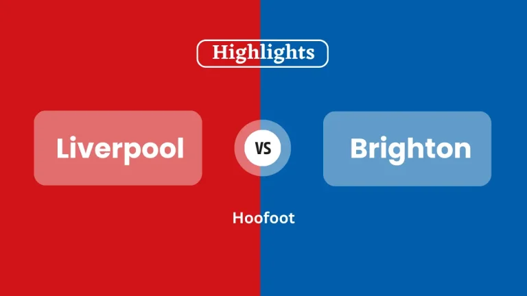 Liverpool vs Brighton Highlights